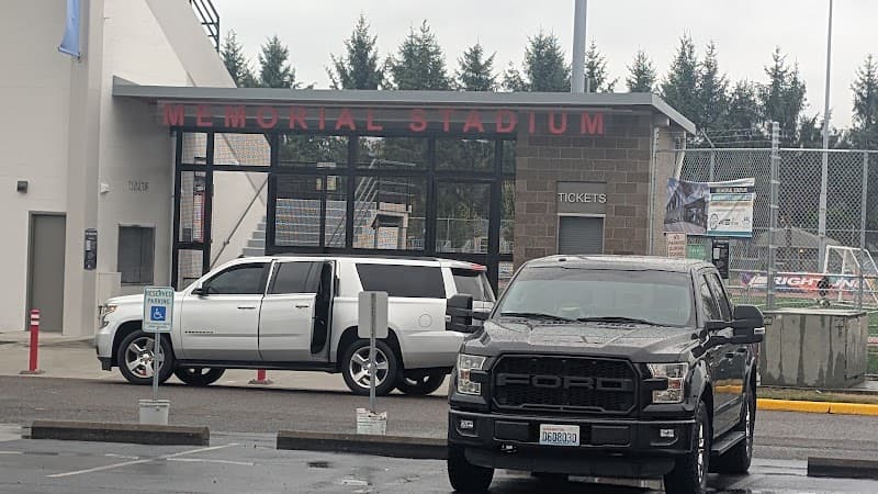 R a Long High School Football Field in Longview, WA