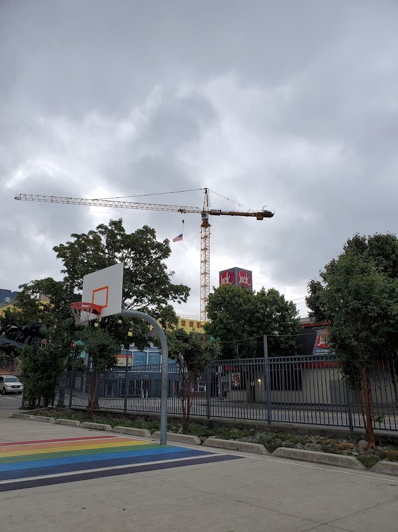 Park with Basketball Hoop