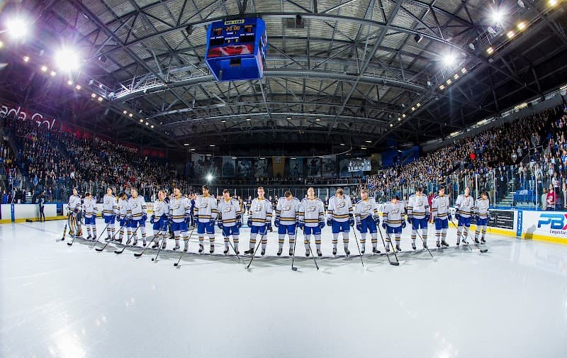 Photo by Doug Mitchell Thunderbird Sports Centre (Google)