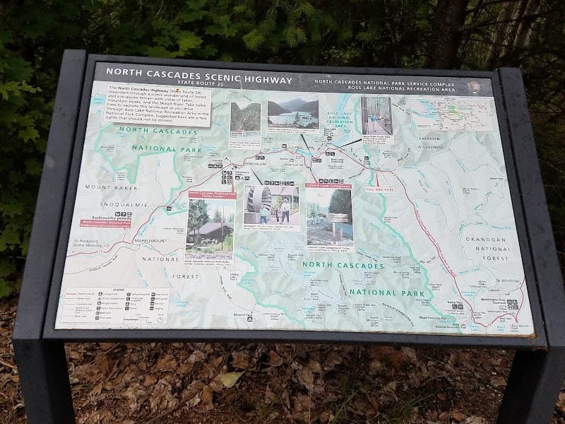 Ross Lake Recreation Area Sign