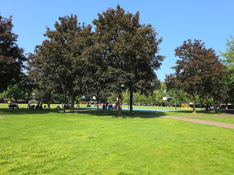 Red Sunset Park Sports Fields