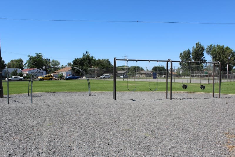 Tennis Court And Play Set